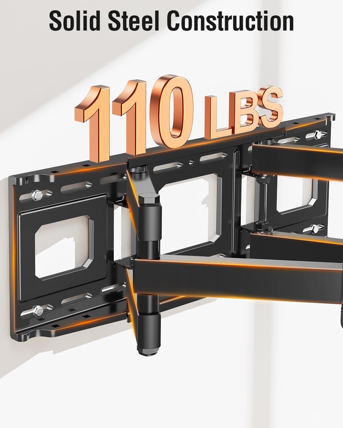 image:imageELIVED Heavy Duty TV Mount for Most 50100 Inch tvs up to 199 LBS amp 800x600mm Vesa 13 Low Profile Wall Mount TV Bracket Fixed tv Wall Mount Fits 16 24 32 StudsMotion 4282 TV