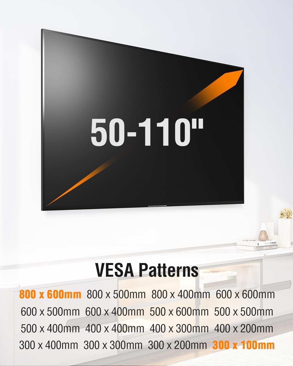 image:imageELIVED Heavy Duty TV Wall Mount for Most 4290 TV Up to 200 LBS Max VESA 800x400mm PreAssembled Wall Mount Bracket Full Motion Swivel tv Mount Fits 241816 Wood Studs YD3028TV 50110 Slim Motion