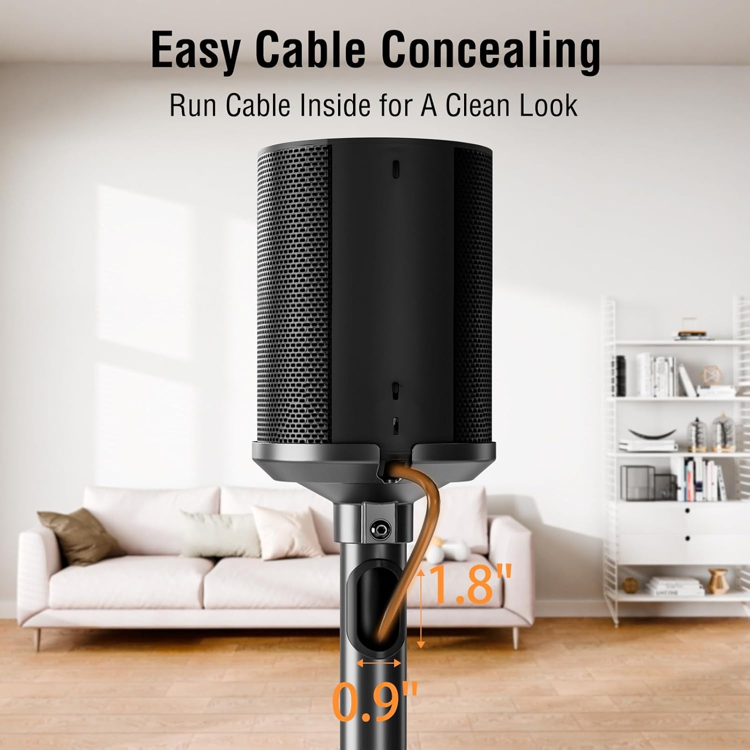 image:imageELIVED Speaker Stands for Sonos Era 100 and Sonos One One SL Play1 Height Adjustable 35 434 Speaker Stands Pair Surround Sound Speaker Stand with Cable Management 11 LBS Loading