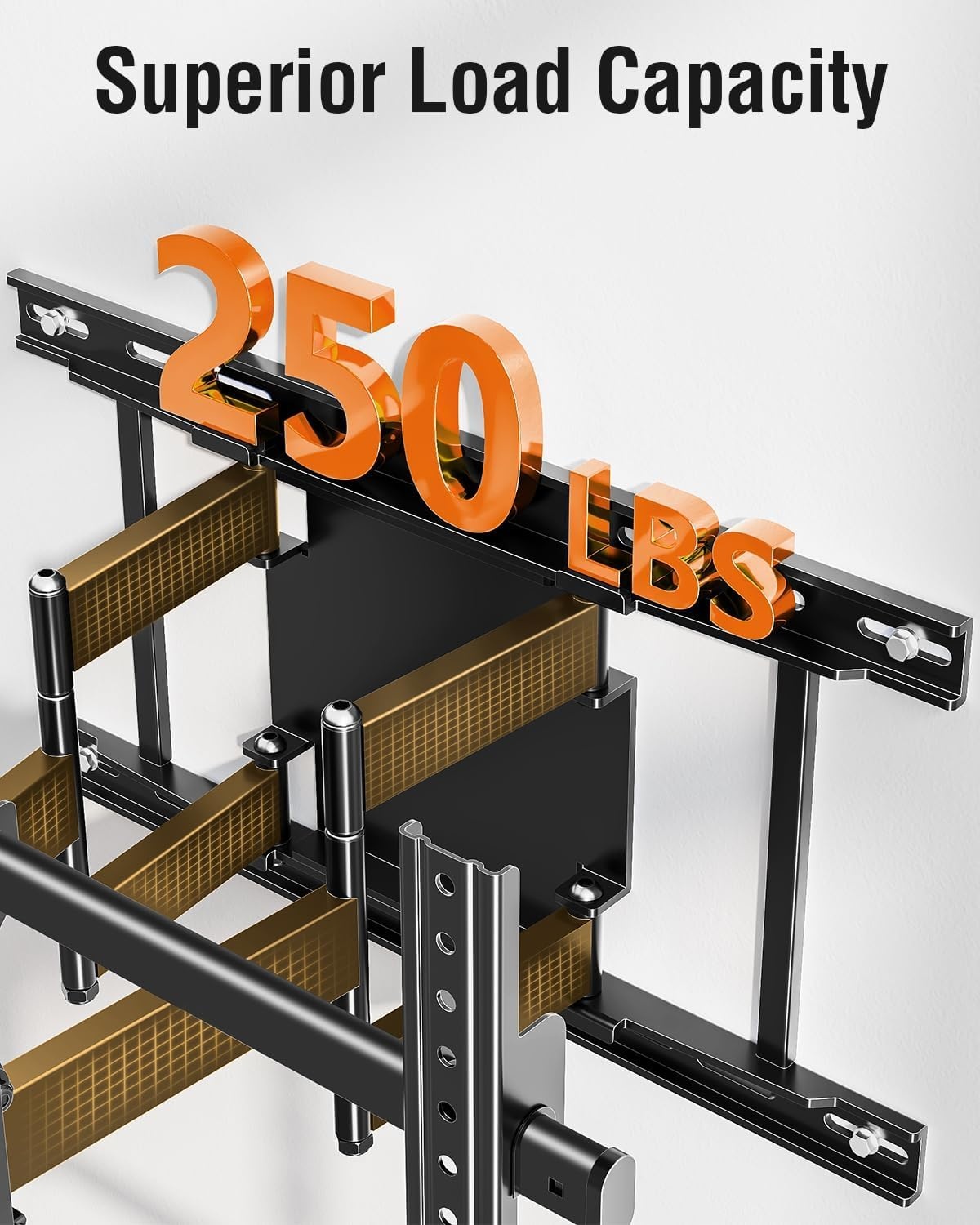 image:imageELIVED Tilting TV Wall Mount for Most 3785 TVs Up to 132 lbs Low Profile Tilt Mount Fits 241816 Wood Studs SpaceSaving Wall Mount tv Bracket Max VESA 600x400mmTV 50110 Slim Motion