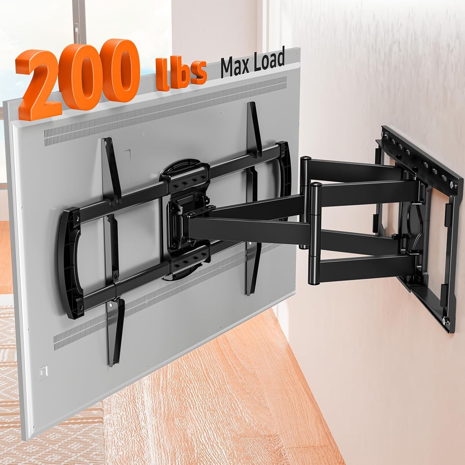 image:imageELIVED Tilting TV Wall Mount for Most 3785 TVs Up to 132 lbs Low Profile Tilt Mount Fits 241816 Wood Studs SpaceSaving Wall Mount tv Bracket Max VESA 600x400mmTV 4290 Arm 244