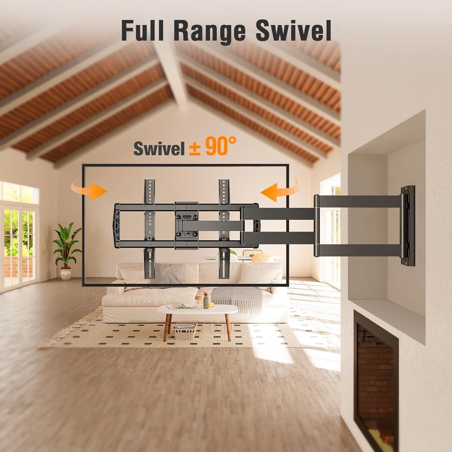 image:imageELIVED Tilting TV Wall Mount for Most 3785 TVs Up to 132 lbs Low Profile Tilt Mount Fits 241816 Wood Studs SpaceSaving Wall Mount tv Bracket Max VESA 600x400mmTV 4275 Arm 30