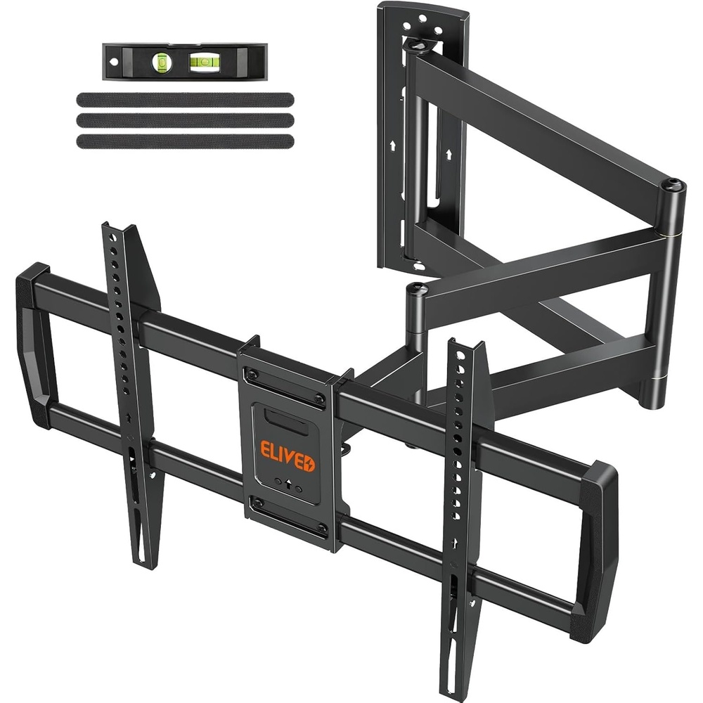 image:imageELIVED Outdoor Long Arm TV Wall Mount for Most 4275 Inch TVs 379 Inch Long Extension Corner TV Mount Weatherproof Full Motion tv Bracket AntiRust for Patio Holds 99 lbs Max VESA 600x400mmIndoor Arm 379