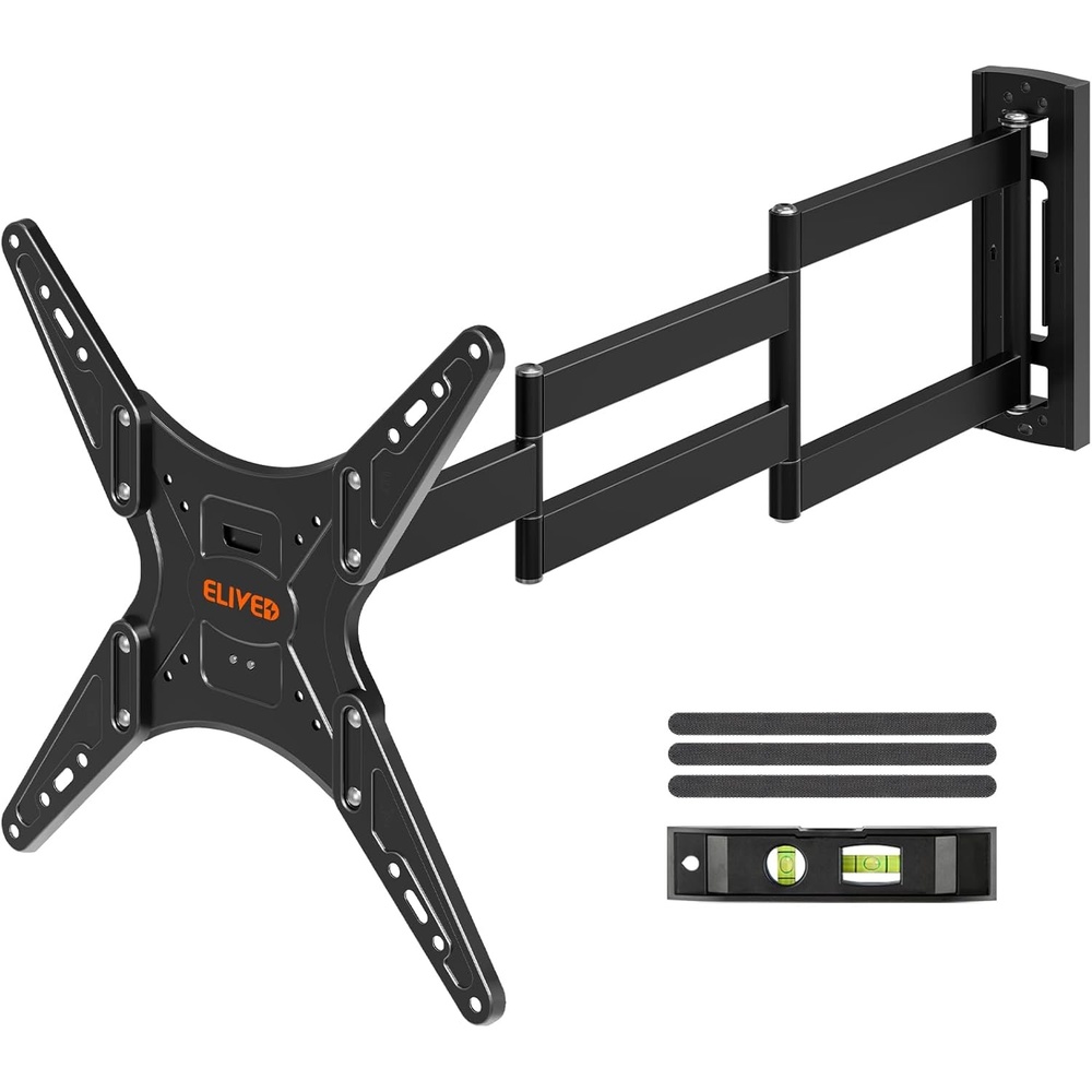 image:imageELIVED Outdoor Long Arm TV Wall Mount for Most 4275 Inch TVs 379 Inch Long Extension Corner TV Mount Weatherproof Full Motion tv Bracket AntiRust for Patio Holds 99 lbs Max VESA 600x400mmOutdoor Arm 374