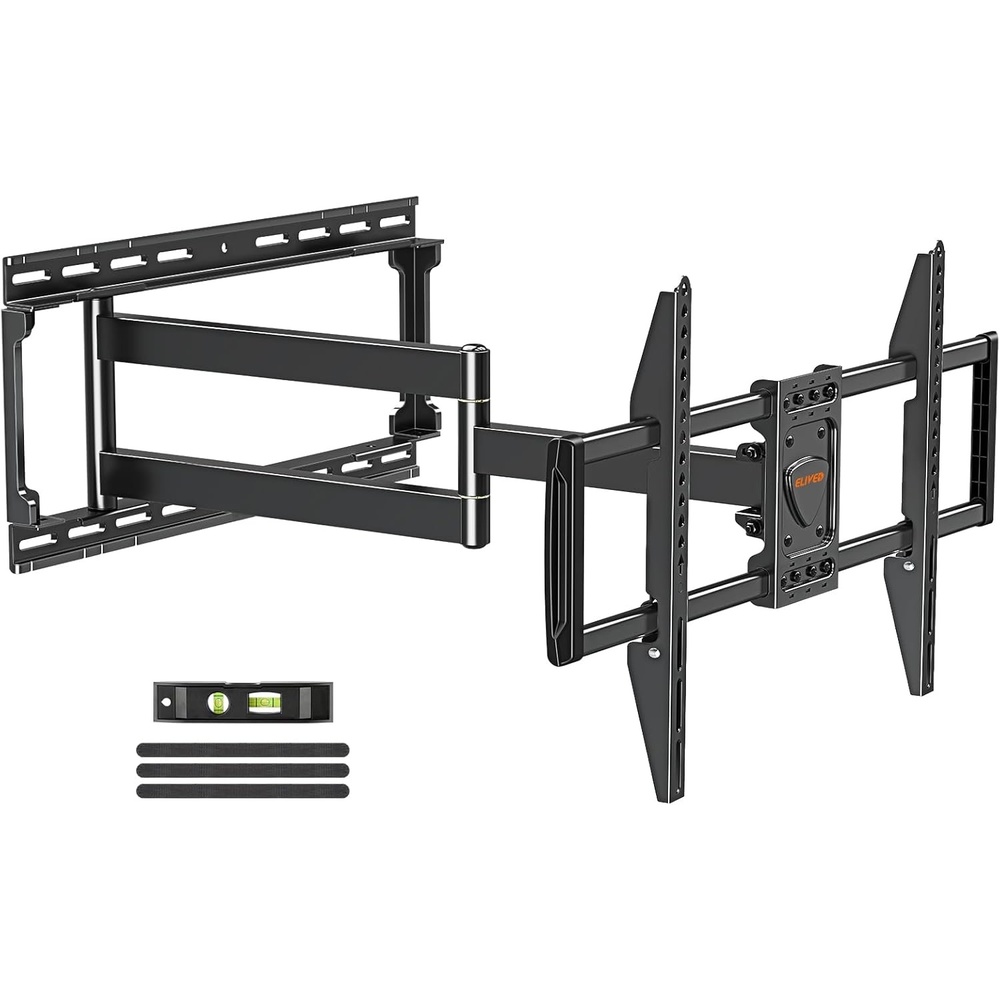 image:imageELIVED Pillar TV Mount for Most 2660 TVs Column TV Mount for Gazebo Patio Pergola No Drill Full Motion tv Bracket Swivel and Tilt Fits MultiShaped Poles Max VESA 400x400mm 77 LbsTV 3775 Arm 295