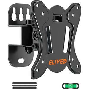 image:imageELIVED TV Wall Mount Small Monitor Mount Bracket with Adjustable Tilt Swivel for Most 1330 Inch LED LCD OLED TVs Single Stud Perfect Center Design VESA Size Up to 100x100mm and Holds up to 33 lbs